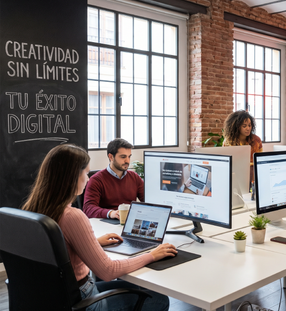 Equipo Webzalia trabajando